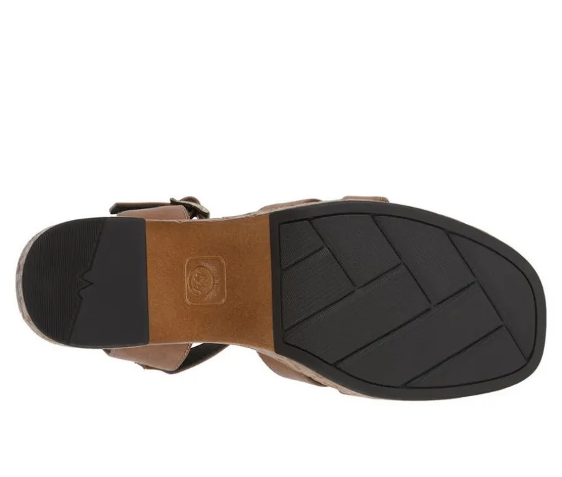 Women's White Mountain Barista Platform Sandals
