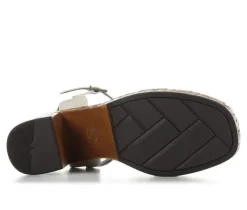 Women's White Mountain Barista Platform Sandals