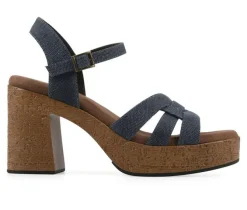 Women's White Mountain Barista Platform Sandals
