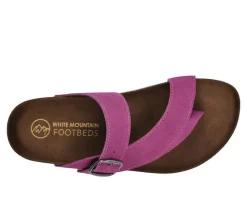 Women's White Mountain Carly Footbed Sandals