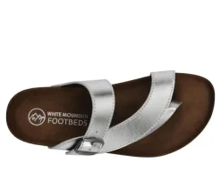Women's White Mountain Carly Footbed Sandals