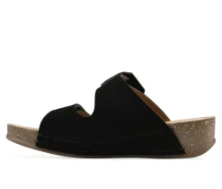 Women's White Mountain Fearful Footbed Sandals