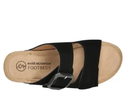 Women's White Mountain Fearful Footbed Sandals