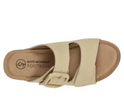 Women's White Mountain Fearful Footbed Sandals