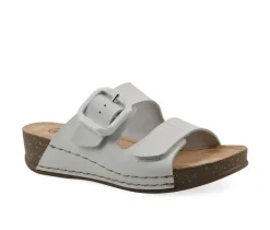 Women's White Mountain Fearful Footbed Sandals