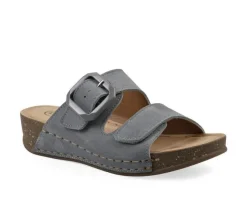 Women's White Mountain Fearful Footbed Sandals
