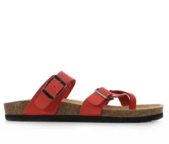 Women's White Mountain Gracie Footbed Sandals