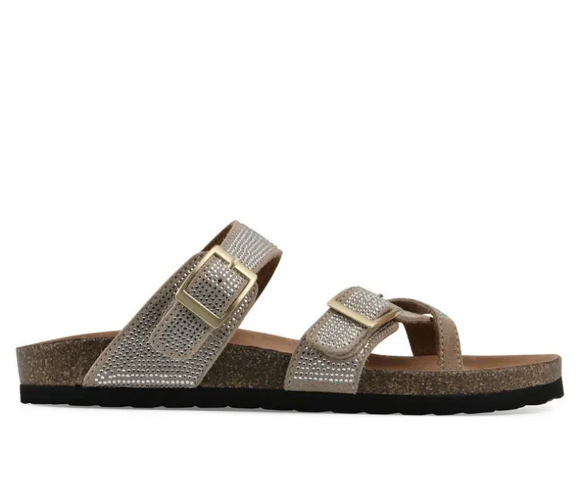 Women's White Mountain Grays Footbed Sandals