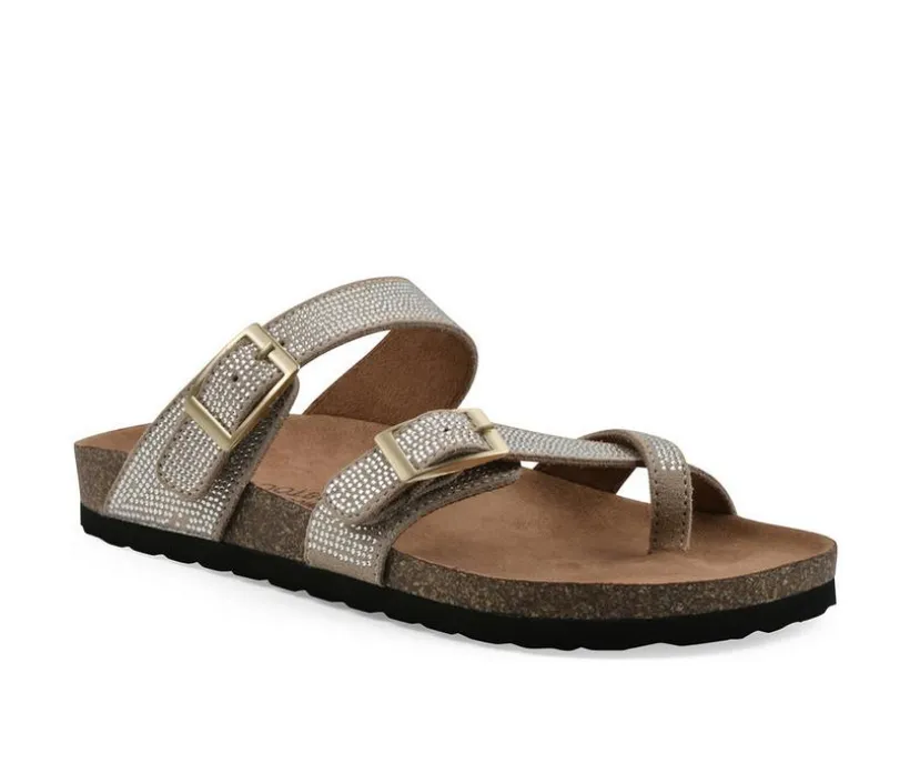 Women's White Mountain Grays Footbed Sandals