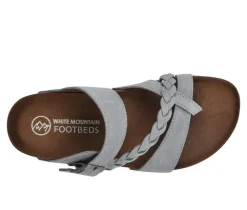 Women's White Mountain Hazy Footbed Sandals