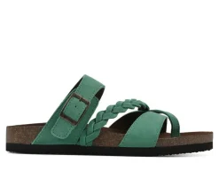 Women's White Mountain Hazy Footbed Sandals
