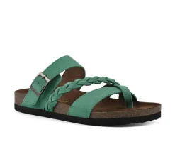 Women's White Mountain Hazy Footbed Sandals