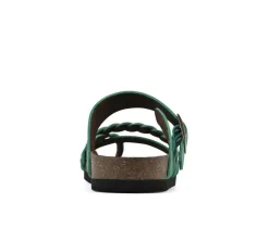 Women's White Mountain Hazy Footbed Sandals