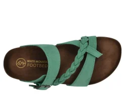Women's White Mountain Hazy Footbed Sandals