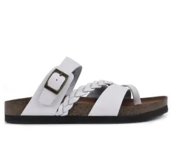Women's White Mountain Hazy Footbed Sandals