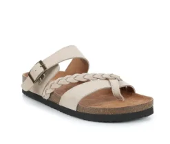 Women's White Mountain Hazy Footbed Sandals