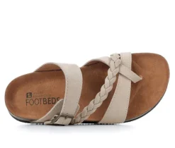 Women's White Mountain Hazy Footbed Sandals