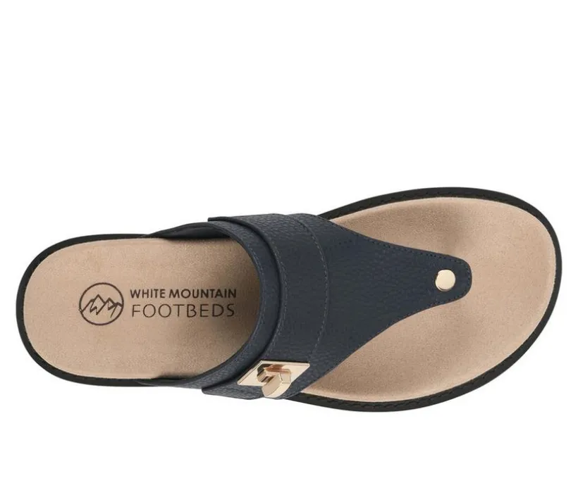 Women's White Mountain Malabar Footbed Sandals