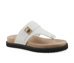 Women's White Mountain Malabar Footbed Sandals