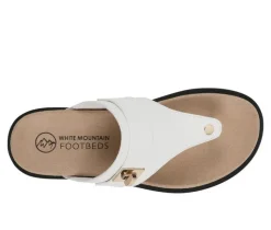 Women's White Mountain Malabar Footbed Sandals