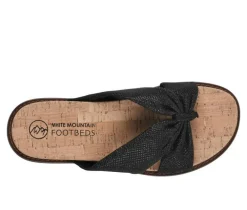 Women's White Mountain Malanga Footbed Sandals