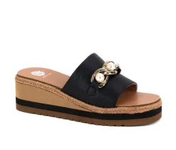 Women's Yellow Box Adelfia Wedge Sandals