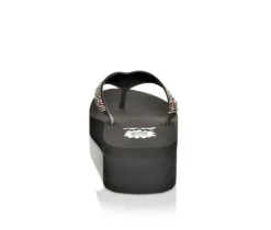 Women's Yellow Box Africa Wedge Flip-Flops