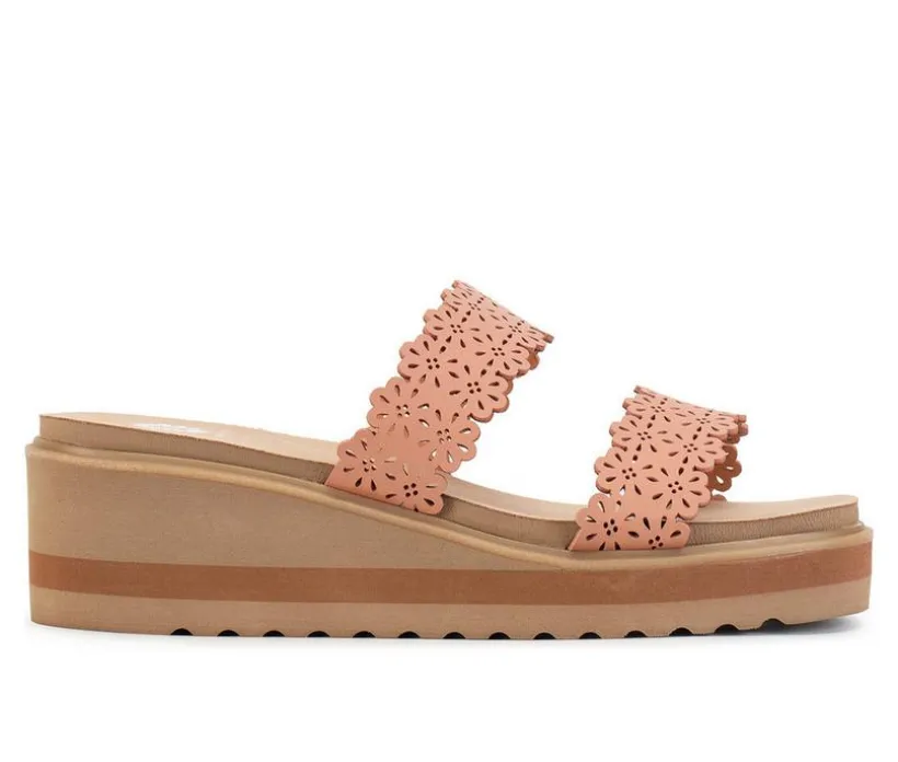 Women's Yellow Box Airy Wedge Sandals