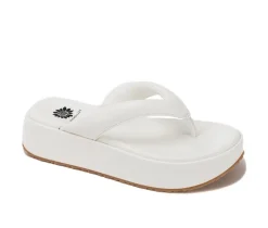 Women's Yellow Box Asbury Platform Flip-Flops