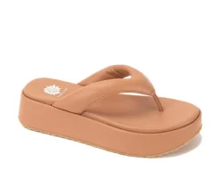 Women's Yellow Box Asbury Platform Flip-Flops