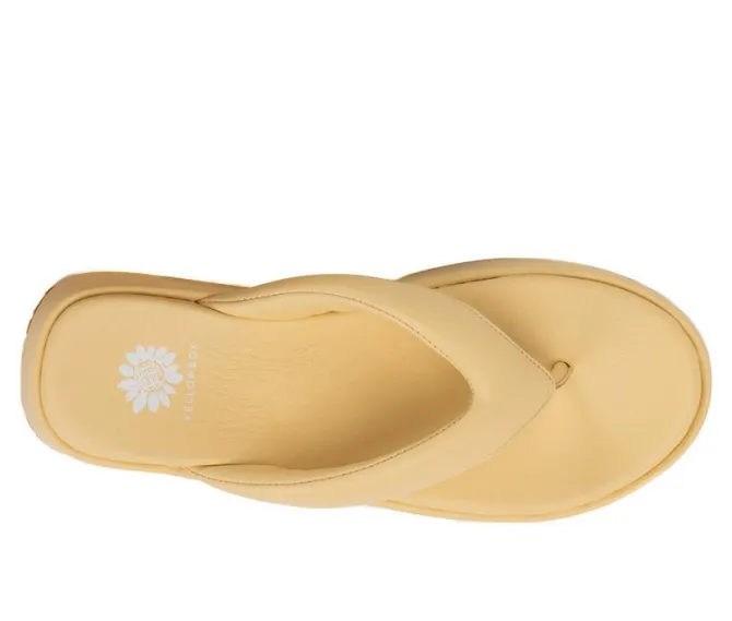 Women's Yellow Box Asbury Platform Flip-Flops