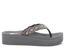 Women's Yellow Box Barbara Platform Flip-Flops