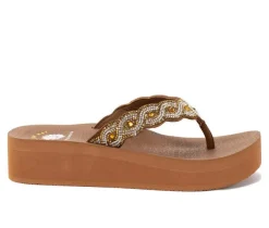 Women's Yellow Box Barbara Platform Flip-Flops