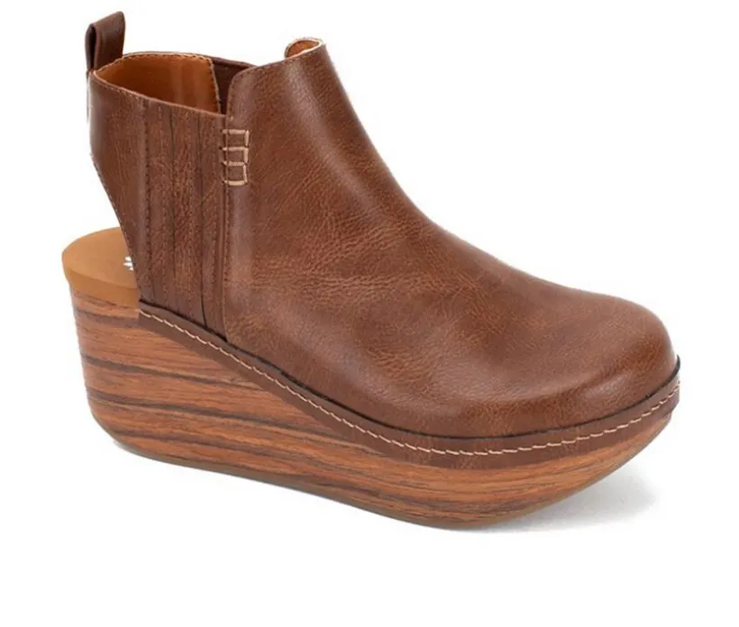 Women's Yellow Box Barty Wedge Clogs