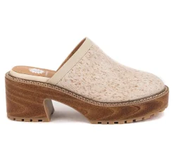 Women's Yellow Box Baylor Platform Clogs