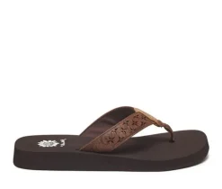 Women's Yellow Box Benji Flip-Flops