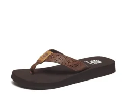 Women's Yellow Box Benji Flip-Flops
