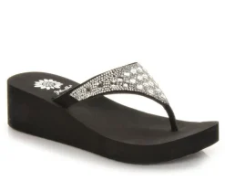 Women's Yellow Box Birder Wedge Flip-Flops