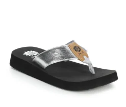Women's Yellow Box Camala Flip-Flops