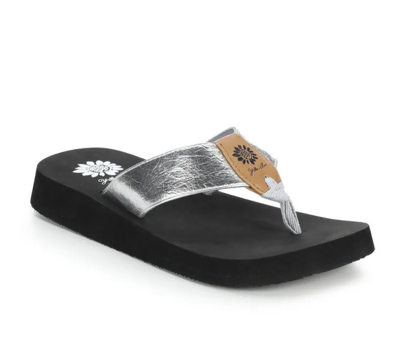 Women's Yellow Box Camala Flip-Flops