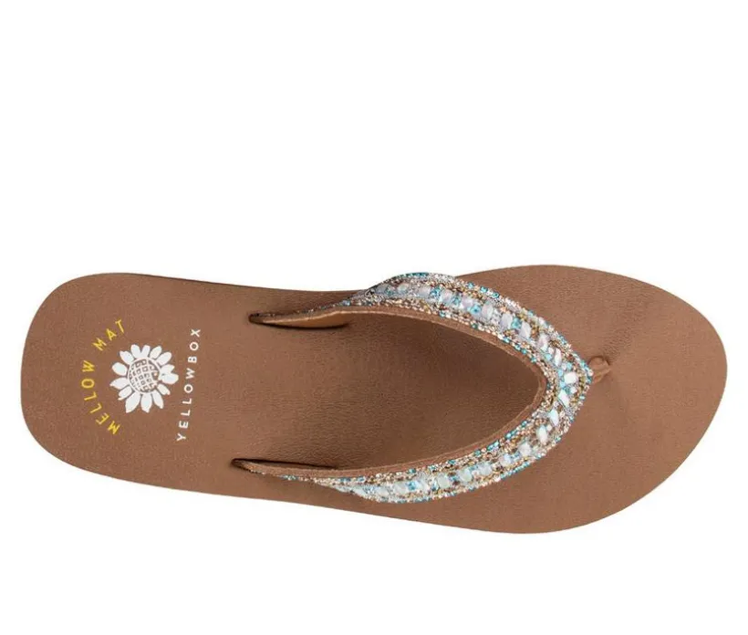 Women's Yellow Box Carinah Flip-Flops