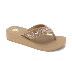 Women's Yellow Box Cathy Flip-Flops