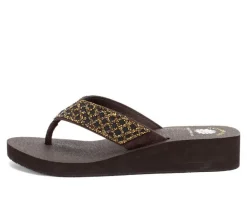 Women's Yellow Box Cesky Flip-Flops