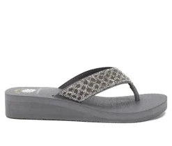 Women's Yellow Box Cesky Flip-Flops