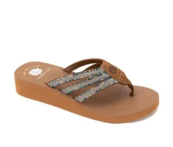 Women's Yellow Box Chelsea Flip-Flops