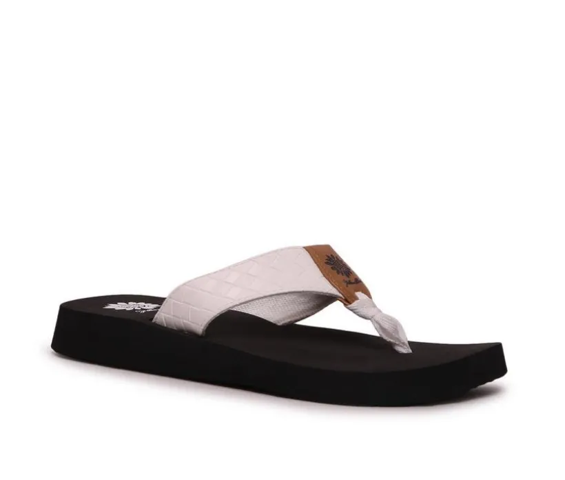 Women's Yellow Box Cocoa Flip-Flops