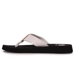 Women's Yellow Box Cocoa Flip-Flops