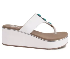 Women's Yellow Box Daize Flip-Flops