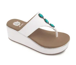 Women's Yellow Box Daize Flip-Flops