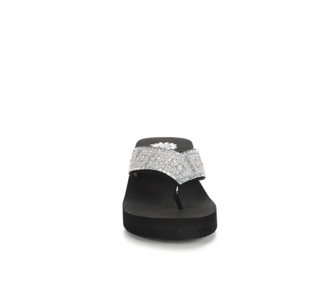 Women's Yellow Box Darlene Wedge Flip-Flops